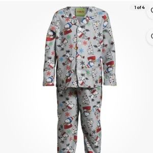 Peanut’s Snoopy 2 PC Pajama Set Toddler 3T NEW